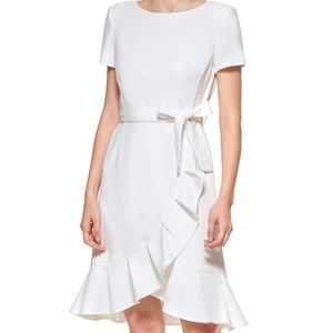White Calvin Klein dress size 8